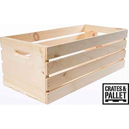 Extra Convenience Extra Large Wood Crate Natural Finish, Brown by Generic (1)