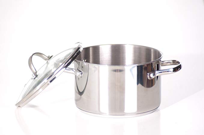 Tools of the Trade 3 Quart Covered Soup Pot Stainless Steel