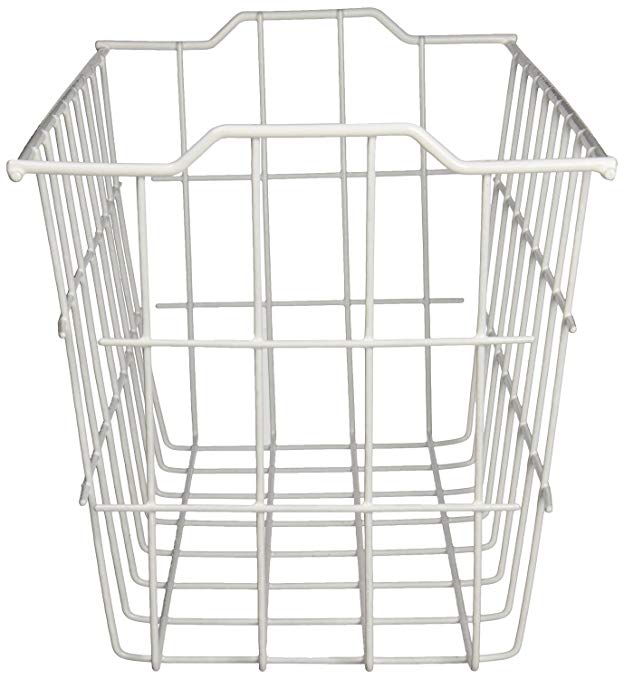 2 x Grayline 40604, Deep Storage Basket, White