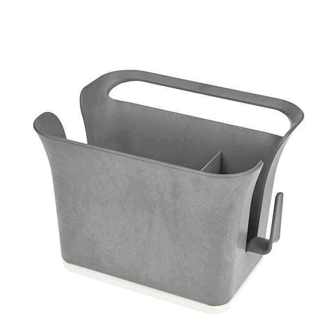 Full Circle Bright Bin Sink Storage Caddy, Bright Graphite