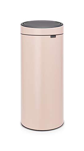 Brabantia 115226 Touch Trash Can New, 8 Gallon, Clay Pink