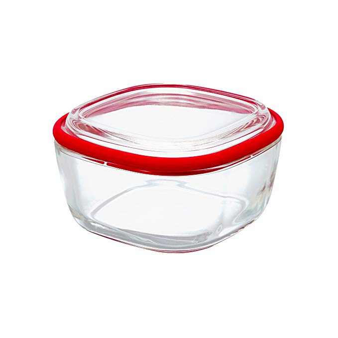 Hario Square Container, 600ml, Red