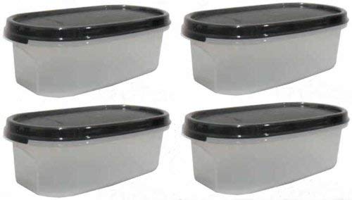 Tupperware Modular Mates Oval I (4) 500ml (Black)