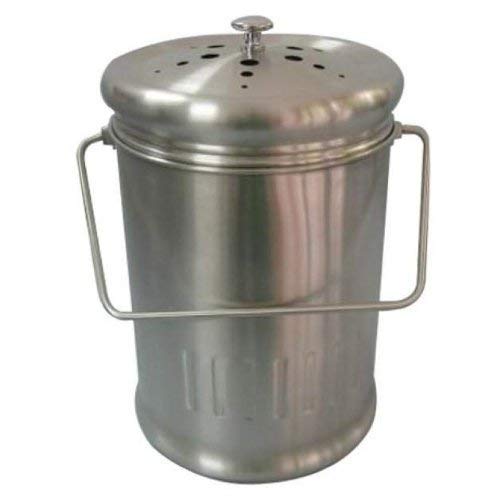 1 Gal Stainless Steel Kitchen Compost Pail