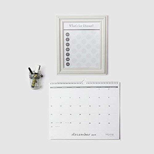 Meal Planning & Family Calendar Kit (White)