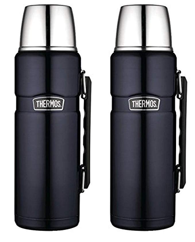 Thermos Stainless King 40-Ounce Beverage Bottle, Midnight Blue (Midnight Blue, 2)