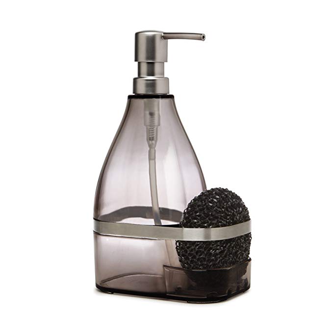 Umbra Bando Kitchen Soap Pump with Caddy, Smoke