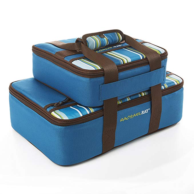 Rachael Ray Lasagna Lugger Combo Set, Insulated Carriers for 9