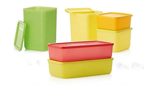 Tupperware set of storage canisters with airtight cover