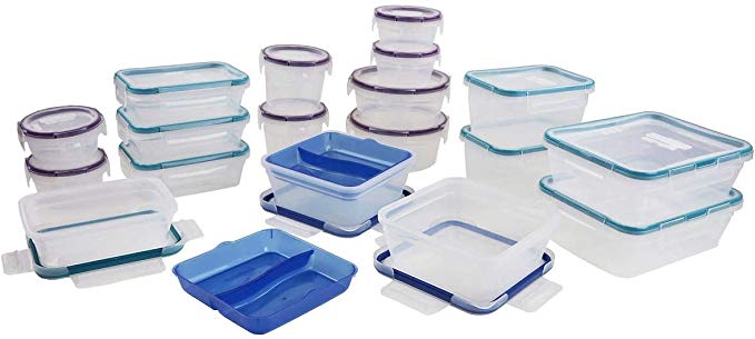 Snapware Plastic Food Storage Set, 38 Pieces