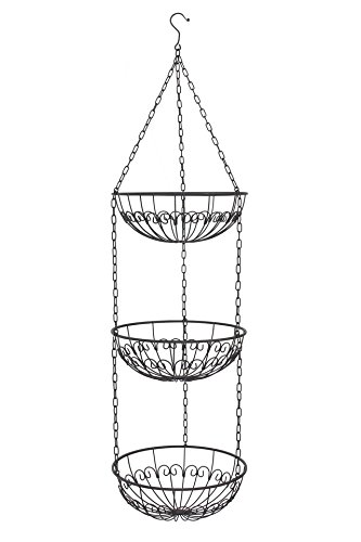 3-Tier Metal Hanging Basket (3pcs 12