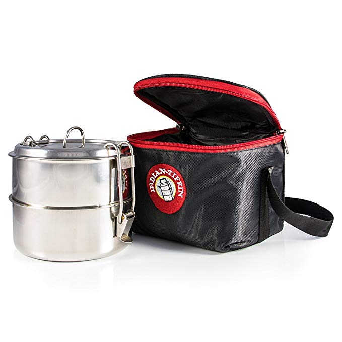 2-tier Insulated Tiffin with Thermally Insulated Bag