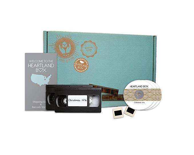 Media Digitization Kit from Heartland Box - Moments (3 Videos, 3 Film Reels or 90 Photos)