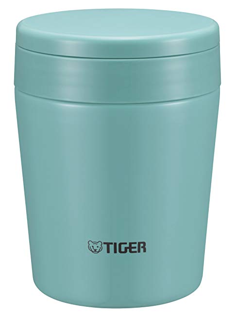 Tiger MCL-A030 AM Vacuum Insulated Thermal Soup Cup, Stainless Steel, Wide Mouth, 10 oz/0.30L, Mint Blue